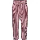 Zizzi Pantalon de pyjama lie de vin / blanc