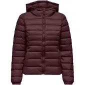 ONLY Veste mi-saison 'ONLTAHOE' lie de vin