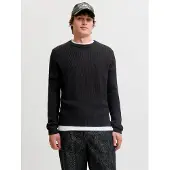 Jack & Jones Pull-over 'JJPANNEL' noir