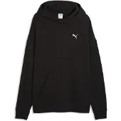 Puma Pull-over de sport 'Essentials' noir / blanc