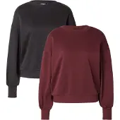 ONLY Sweat-shirt 'ONLBROOKE' rouge rubis / noir