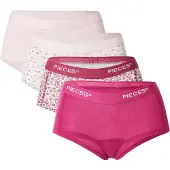 Pieces Culotte noisette / rose / magenta / blanc