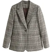 Next Blazer beige / gris / noir