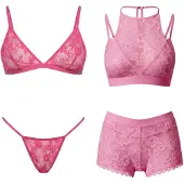 C&City Ensemble de linge rose