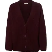 American vintage Cardigan ' East ' bordeaux