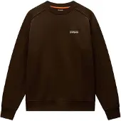 Napapijri Sweat-shirt 'TEZA' écru / chocolat