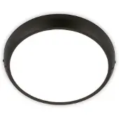 Briloner - Plafonnier LED, IP44, lumière blanche neutre, noir, 27,5 cm