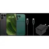 Fairphone 6 256 Go Noir 5G + Pack d'Accessoires Complet