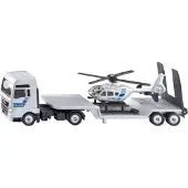 Siku MAN Lkw mit Polizei Helikopter