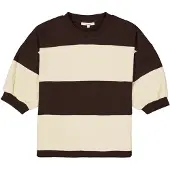 Garcia T260261 Short Sleeve Sweatshirt Beige,Marron L Femme