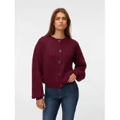 Vero Moda Cardigan 'VMLEA' lie de vin