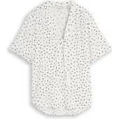 Tom Tailor Chemisier noir / blanc
