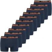 Head Boxers bleu foncé / orange