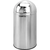 Saro Poubelle à couvercle poussoir, modèle Ad 253, capacité : 35 litres