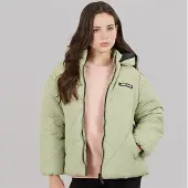 L'amore Couture Fille court doudoune Khaki