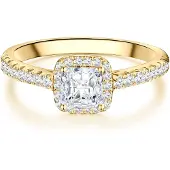 Trilani Bague jaune d'or / transparent
