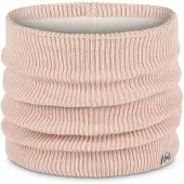 Buff Knitted & Fleece Neck Warmer Beige