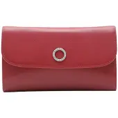 Esquire porte-monnaie Athena Lady Flap Wallet Red rouge foncé