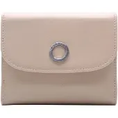 Esquire Cuir porte-monnaie Athena Lady Clip Wallet Beige
