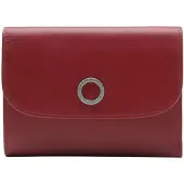 Esquire Cuir porte-monnaie Athena RFID Lady Wallet Red rouge foncé