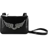 Zadig & Voltaire pour fille. X60881 Sac Wings noir (OSFA), Casuel, Polyuréthane, mode enfantine