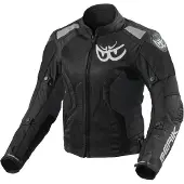 Berik Blouson textile pour moto Vephe, noir, taille 42
