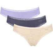Sloggi Slip 'GO Crush' crème / bleu foncé / lilas