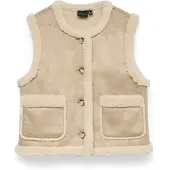 Vero Moda Gilet 'VMLina' crème / greige