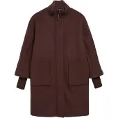 Comma Manteau mi-saison bourgogne