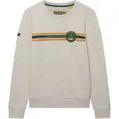 Superdry Sweat-shirt écru / marine / curry / sapin