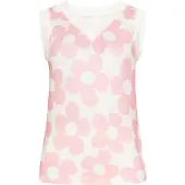 Usha Haut rose / blanc
