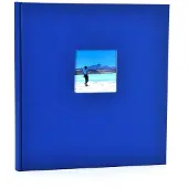 Goldbuch Album photo relié 30x31cm couverture en lin bleu (31 x 30 cm)