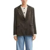 Comma Blazer brun foncé