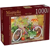 Magnolia Puzzle « Vélo et fleurs » 1000 pièces