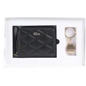 Lacoste porte-monnaie porte-clés Zip Coin Key Ring Box Noir