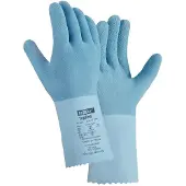 Runnex teXXor topline Chemikalienschutz-Handschuhe NATURLATEX GERAUT hellblau Gr. 7 (7)