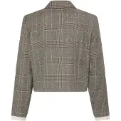 Ichi Blazer 'IHLaito' greige / rouge foncé / noir / blanc cassé
