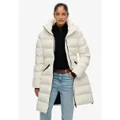 Superdry Veste mi-saison 'City Mid' blanc cassé