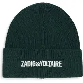 Zadig & Voltaire X60885 Junior Beanie Vert 56 cm Enfants