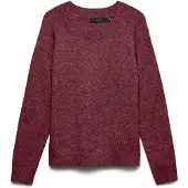 Vero Moda Pull-over 'VMDoffy' lie de vin