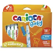 Carioca Maxi Baby-Marker, 12 Farben (134326)