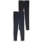 Tom Tailor Leggings bleu foncé / noir