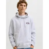 Jack & Jones Aero Hoodie Gris L Homme
