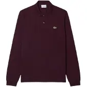 Lacoste Hommes, T-shirt, Polo L1312, Rouge, Violet, (L)