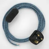 Creative Cables Câble De Lampe Rz12 Zigzag 1.80 M