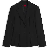 HUGO Blazer Regular à basque plissée