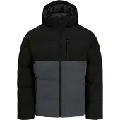 Jack & Jones Veste d’hiver 'JJEBecks' gris foncé / noir