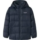 Name It Kids Veste d’hiver 'NKMMARBLE' bleu foncé