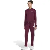 Adidas Survêtements 'Dayready' bordeaux / blanc