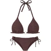 LASCANA Bikini marron / or
